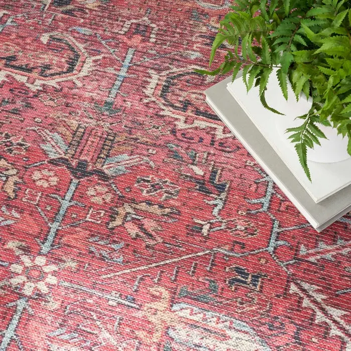 Nourison Nicole Curtis Indoor Runner Rug – Brick Pattern, 2′ x 6′