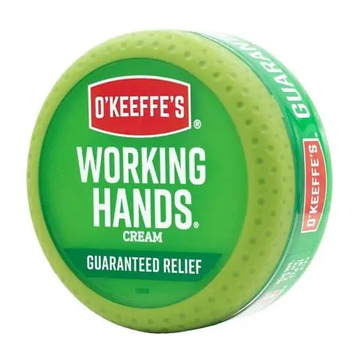 O’Keeffe’s Working Hands Hand Cream — 3.4 oz Repair Formula for Severely Dry, Cracked Skin