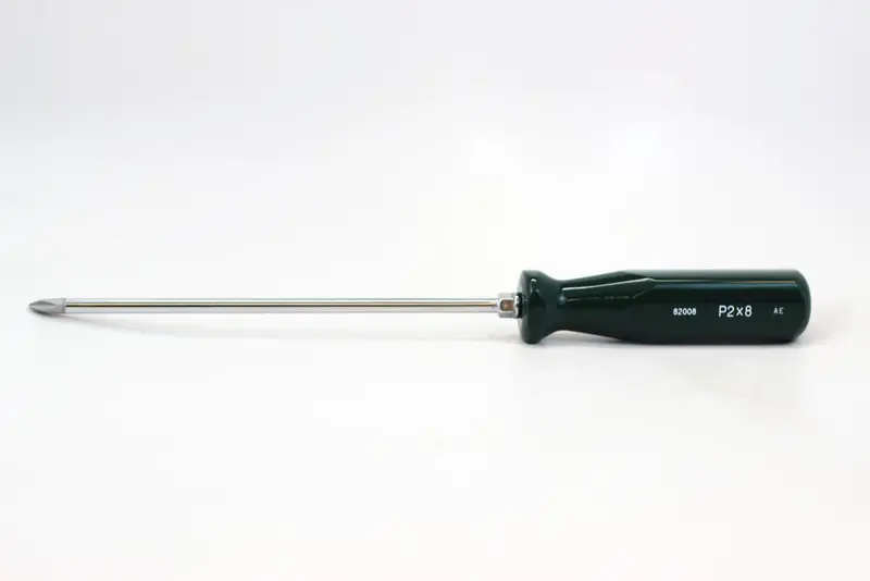 P2 × 8″ SureGrip Phillips Screwdriver for Versatile Workshop Use