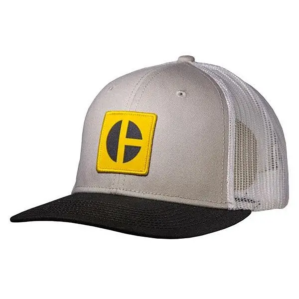 Pewter-Colored Block C Embroidered Cap
