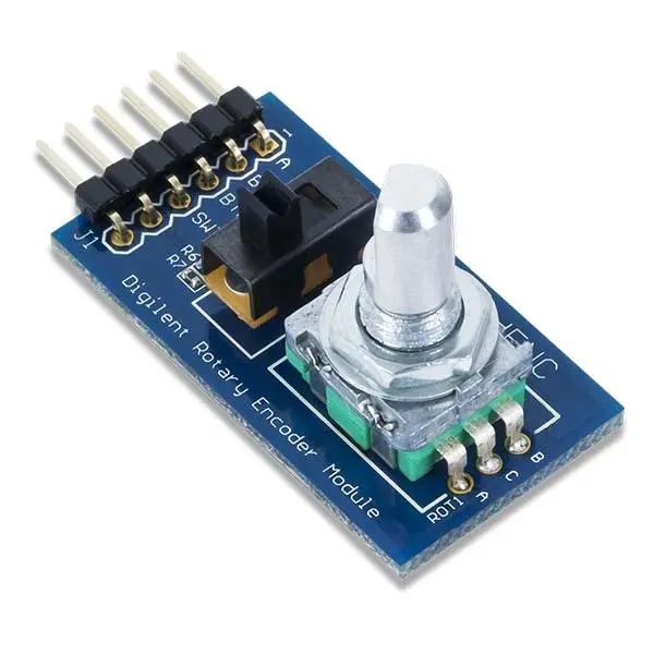PmodENC – Quadrature Rotary Encoder Module for Position Sensing