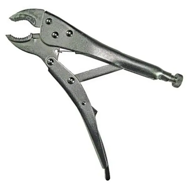 Pony 10-Inch Curved-Jaw Locking Pliers with Integrated Wire Cutter