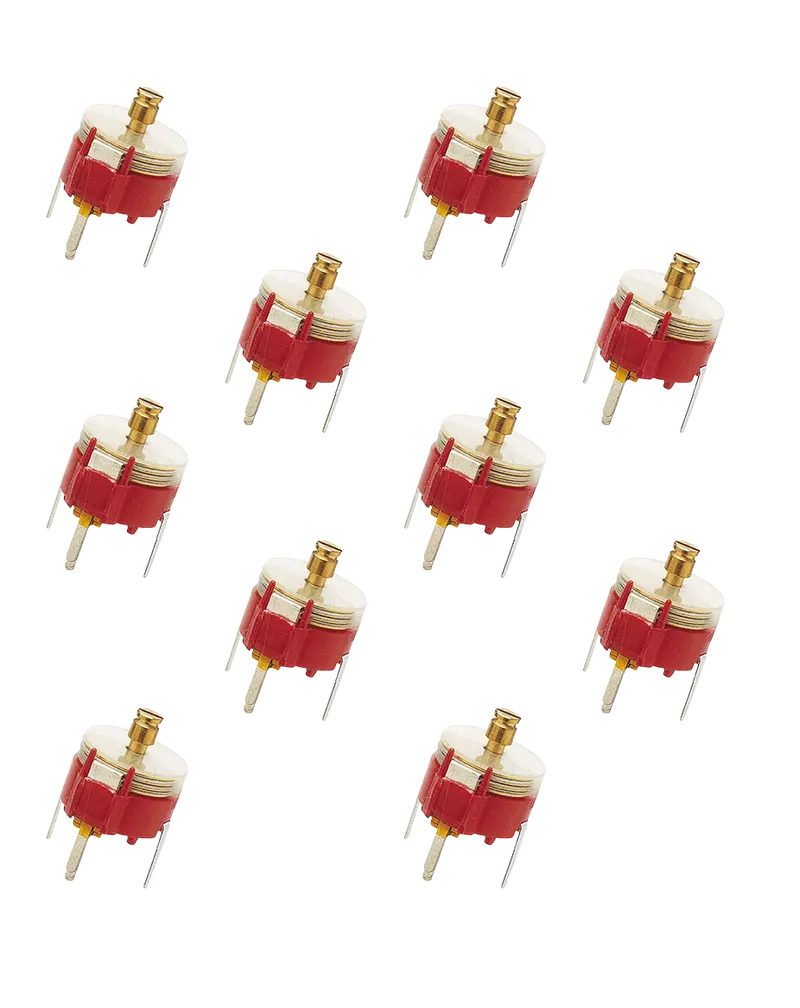 Precision Trimmer Capacitors – 10-Pack, 2–6 pF Range, 200V DC