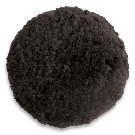 Presta 9″ Black Heavy-Cut Wool Grip Pad – Aggressive Correction