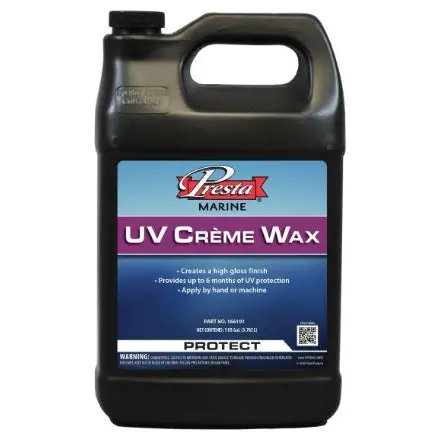 Presta UV Creme Wax – 1-Gallon Container (Model 166101)