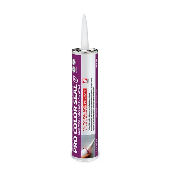 Proma Pro Color Seal Caulk – Unsanded Silver, 10.5 oz Tube