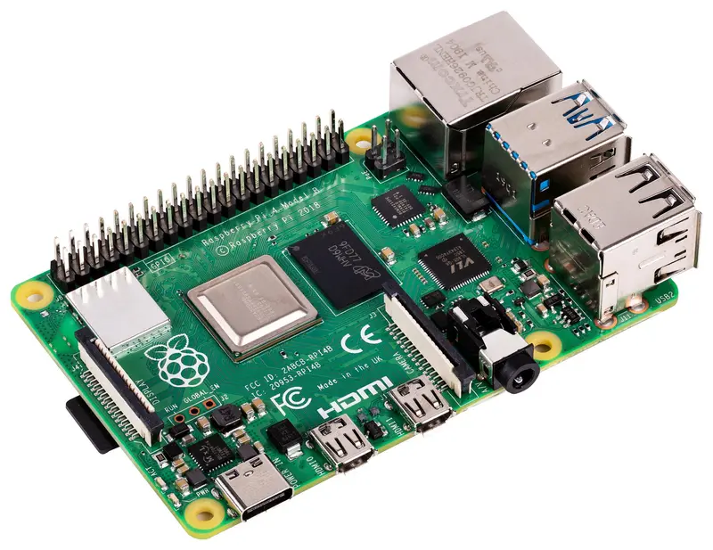 Raspberry Pi 4 Model B – 4GB RAM, Quad-Core 64-Bit CPU, Wi-Fi, Bluetooth, USB 3.0, PoE Support