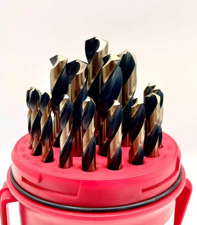 Reaper 29-Piece HSS Drill Bit Set – Fractional Sizes from 1/16″ to 1/2″ (64ths Increments)