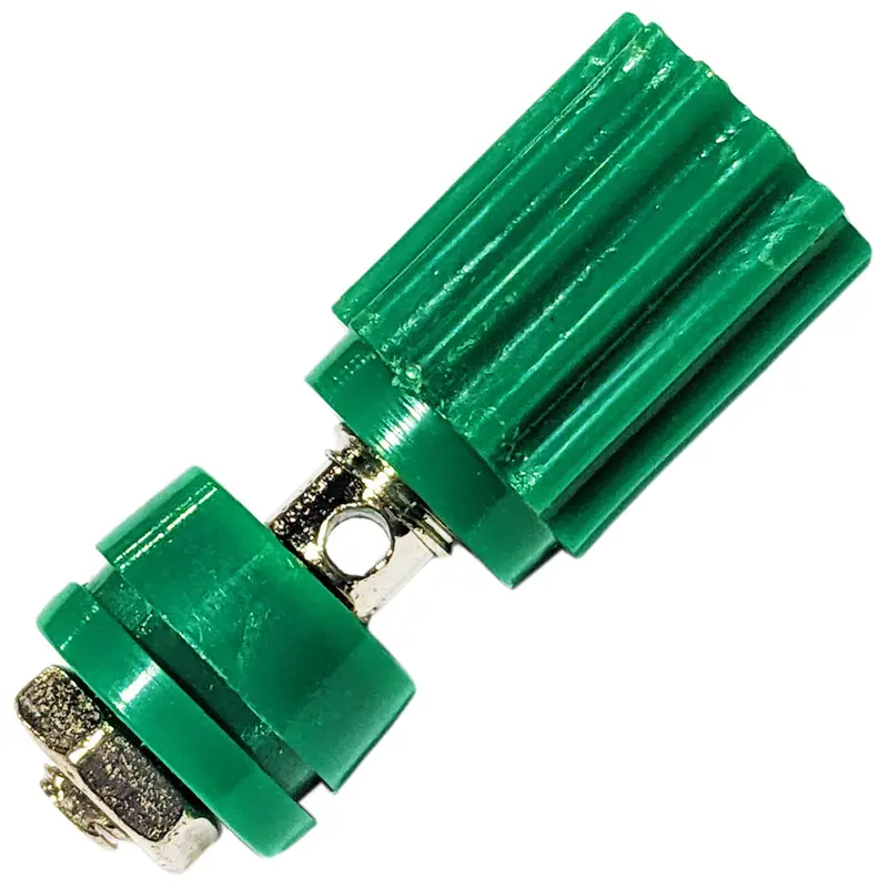 Replacement Green Binding Post – 0.43″ Diameter × 1″ Chassis-Mount for Solderless Breadboards
