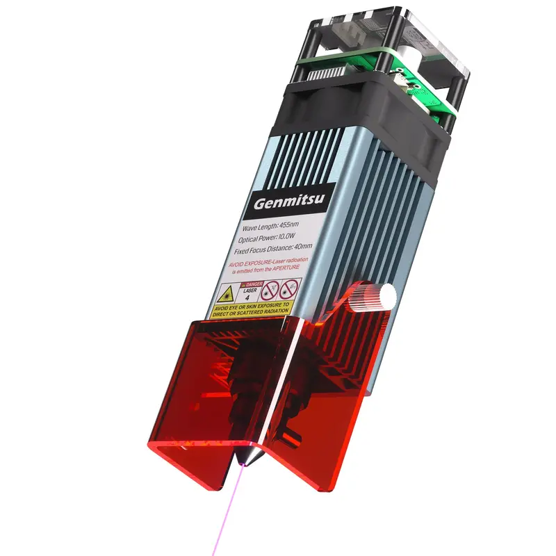 RFL10W 10W FAC Laser Module with Integrated Air Assist Nozzle – Compatible with Genmitsu Systems