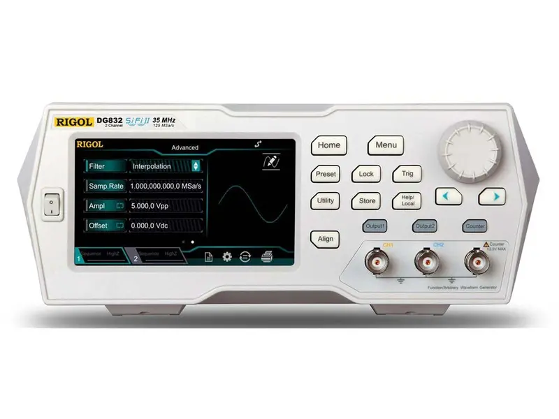 Rigol DG832 – 35 MHz Dual-Channel Function/Arbitrary Waveform Generator