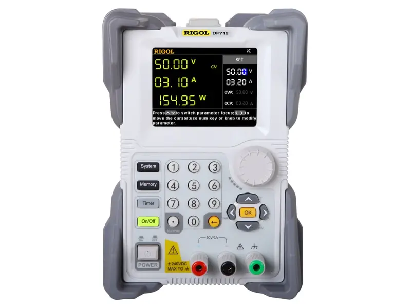 Rigol DP712 Programmable DC Power Supply — 50V/3A, 150W Linear Output