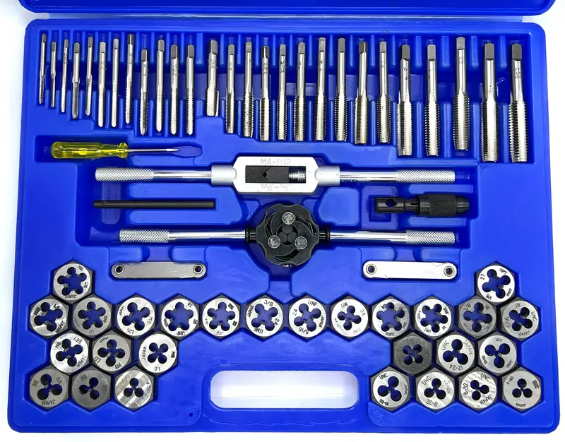 Rodman 60-Piece SAE & Metric Combination Tap and Die Set