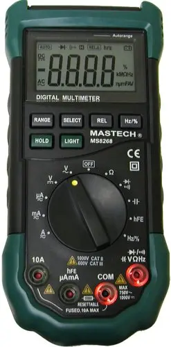 RSR Autoranging Digital Multimeter Featuring Resettable Fuse Protection