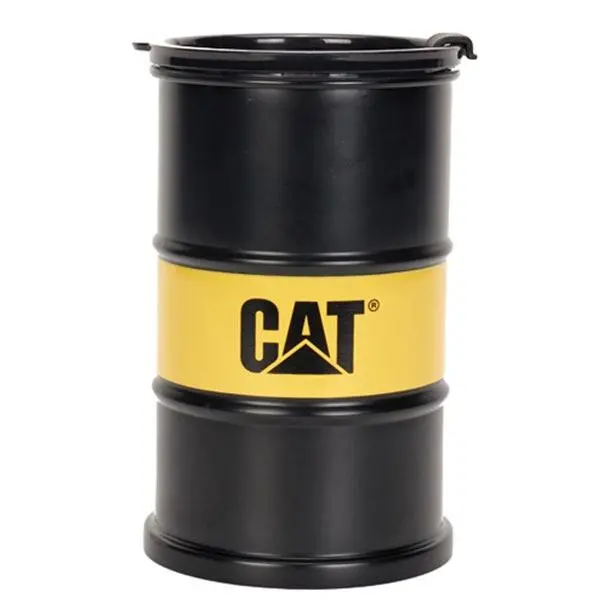 Rustic Oil Drum–Style Insulated Drinking Cup