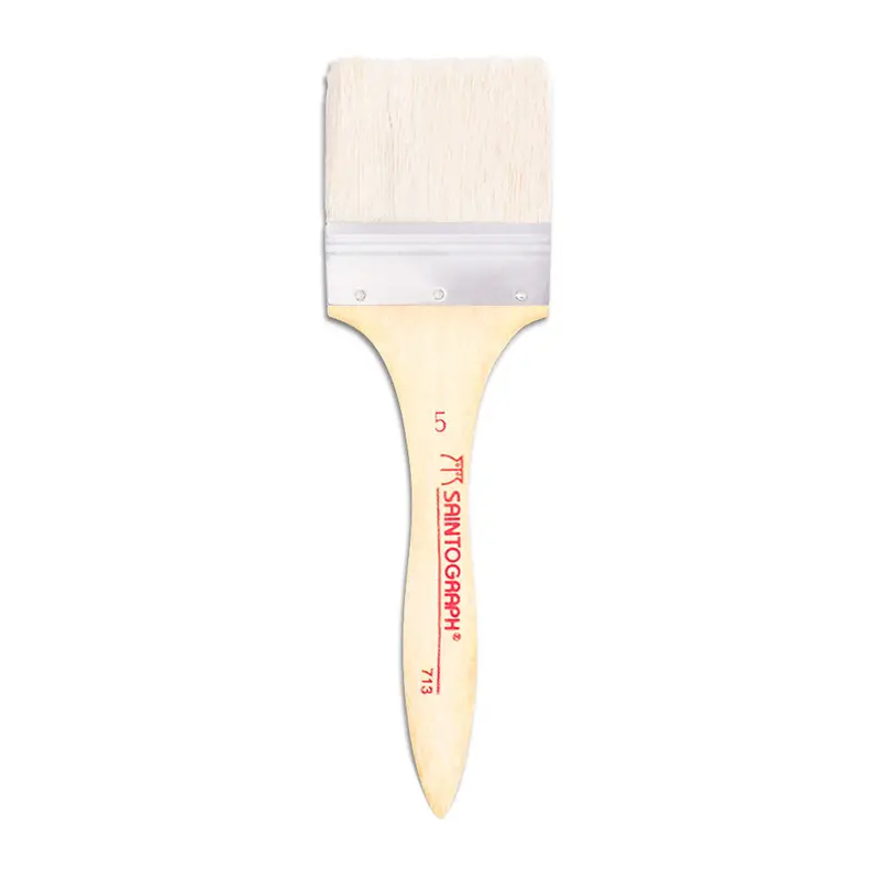 Saintograph Flat Paintbrush – Size 5 Broad Coverage Painting Brush