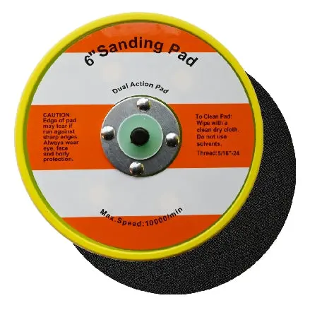 Sandwox 6″ Solid-Grip Backup Pad – Durable Support Base (BUP6NV)