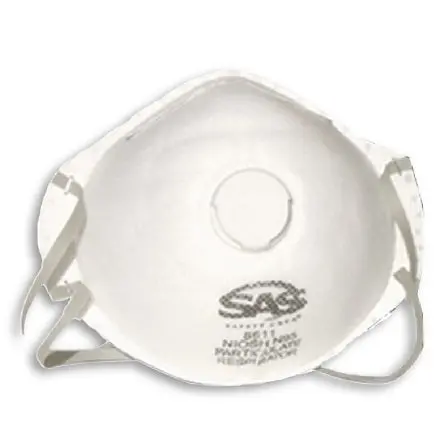 SAS Safety N95 Respirator with Exhalation Valve – Model 8611