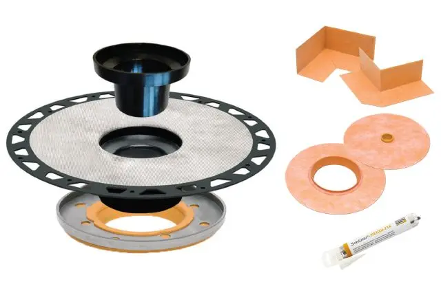 Schluter KERDI Drain ABS Adaptor Flange Kit – 5.25″ Diameter