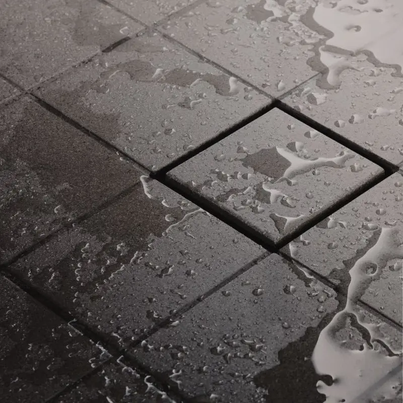 Schluter-KERDI Tileable Drain with Integrated Bonding Flange – 4-Inch Grate