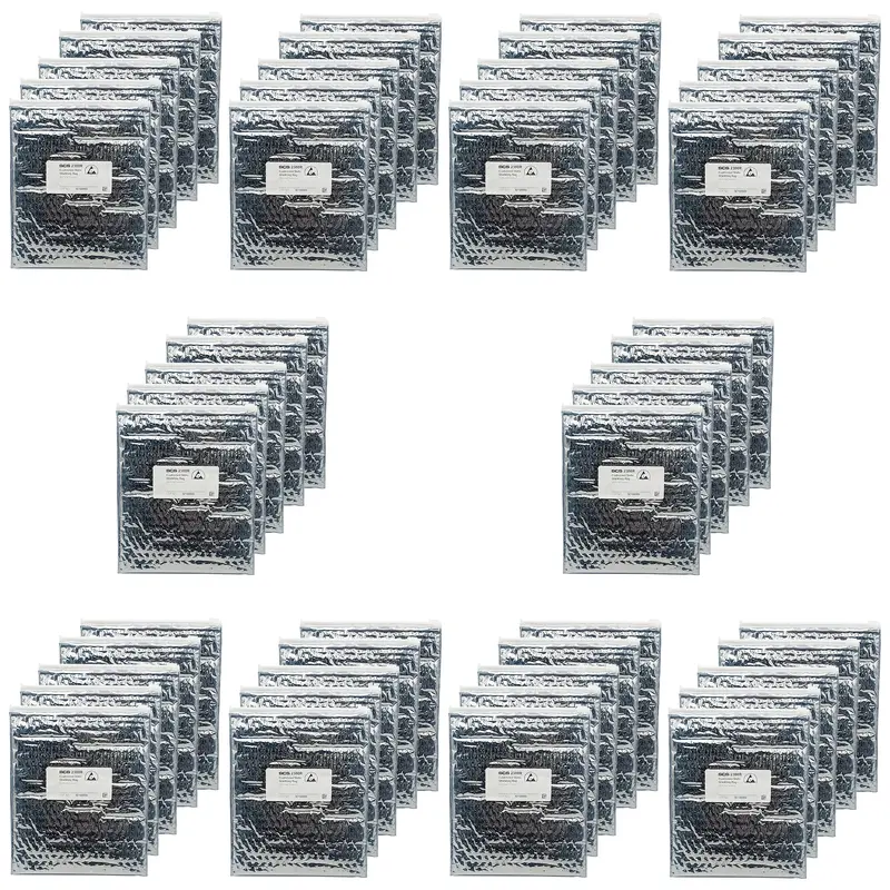 SCS 50-Pack 8×10-Inch Resealable Cushioned ESD Shielding Bags – Static-Safe Storage