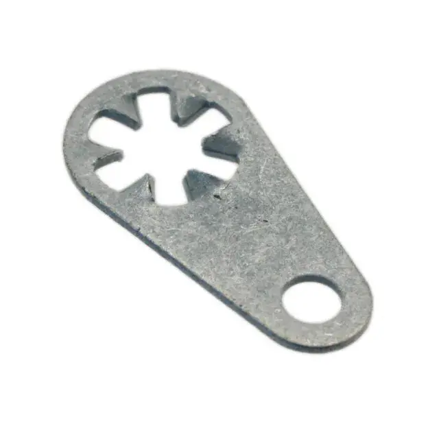 Size 8 Lock Washer Solder Lug – Zinc-Plated, 10 per Pack