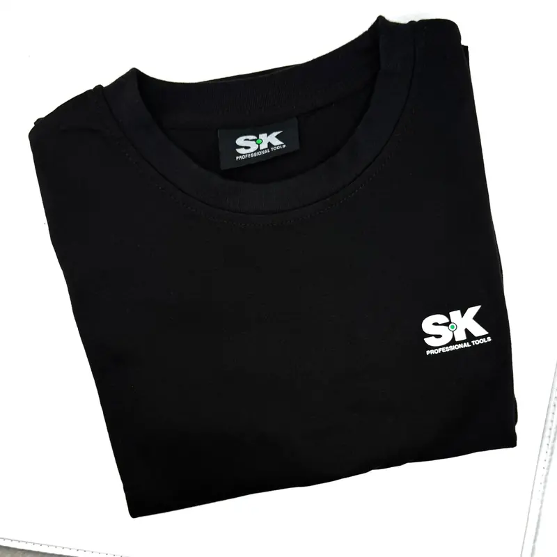 SK Short-Sleeve Cotton T-Shirt – L