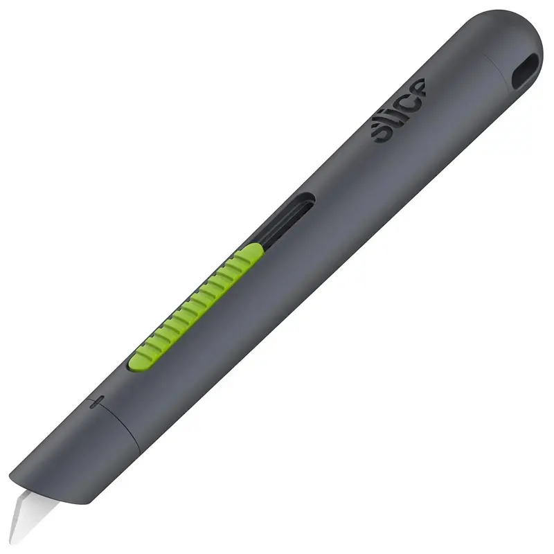 Slice Auto-Retracting Safety Pen Cutter – Ceramic Blade Stays Sharp 11× Longer Than Steel, Ergonomic Design (Model 10512)