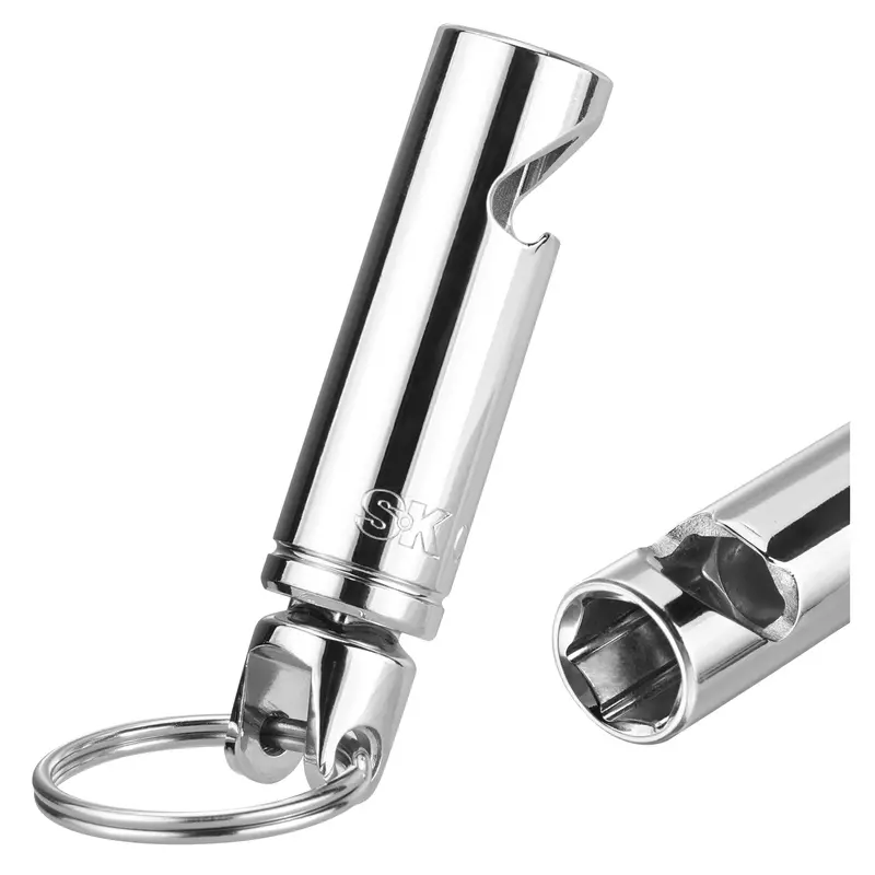 Socket-Style Bottle Opener Keychain – Durable Steel Tool Accessory – Model SK03443
