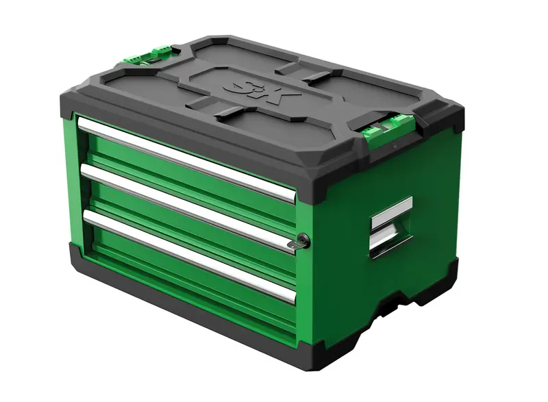Stackable 3-Drawer Steel Tool Organizer