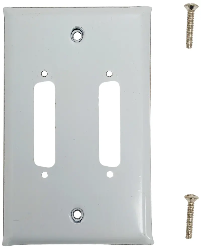 Stainless Steel Dual DB25 Wall Plate – 2.73″ × 4.43″, Rugged Mounting Panel