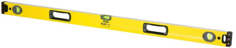 Stanley 48-Inch Aluminum Level – Dual-Sided Vial Design