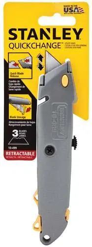 Stanley 6-Inch Three-Position Quick-Change Retractable Utility Knife