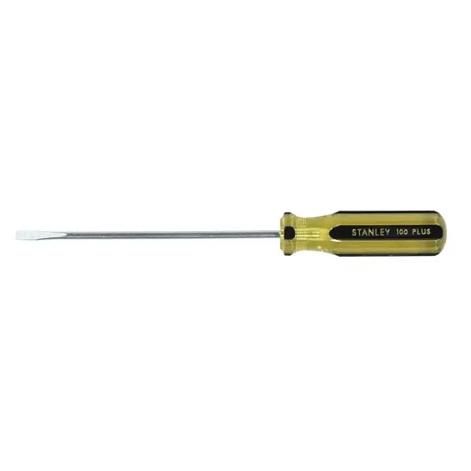 Stanley Cabinet Tip Screwdriver – 3/16″ x 6″, 100 PLUS® Precision Model