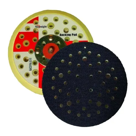 Sunmight 5-Inch Multi-Hole Grip Backup Pad – Compact Support Base for Detail Sanding (09100)