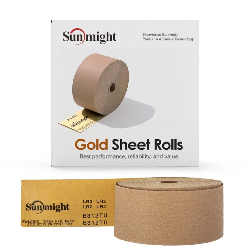 Sunmight Gold PSA Sanding Roll – 2.75 Inches × 25 Yards