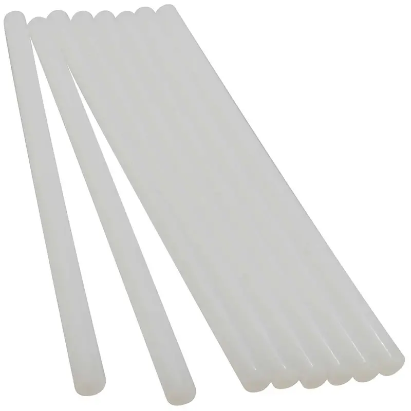 Surebonder 8-Pack Extra-Long Clear Hot Glue Sticks — 7/16″ × 10″, High/Low Temp Rated (DT-8)