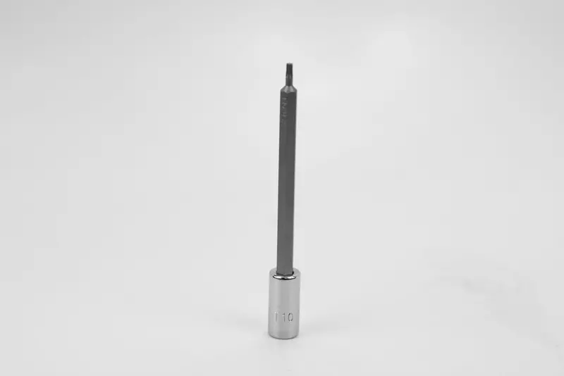 T10 Long Torx Bit Socket – 1/4″ Drive, Chrome Finish