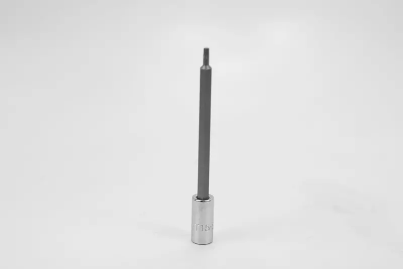 T15 Long Torx Bit Socket – 1/4″ Drive, Chrome Finish