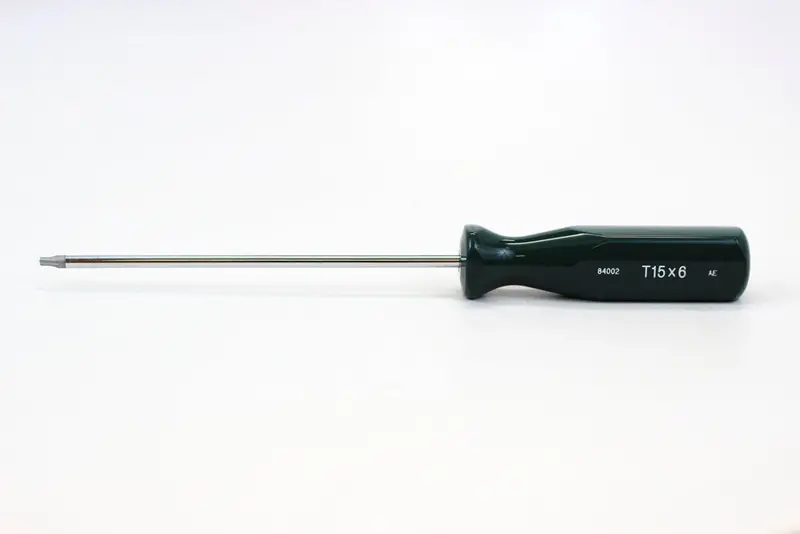 T15 × 6″ SureGrip Torx Screwdriver for Fine Assembly Work