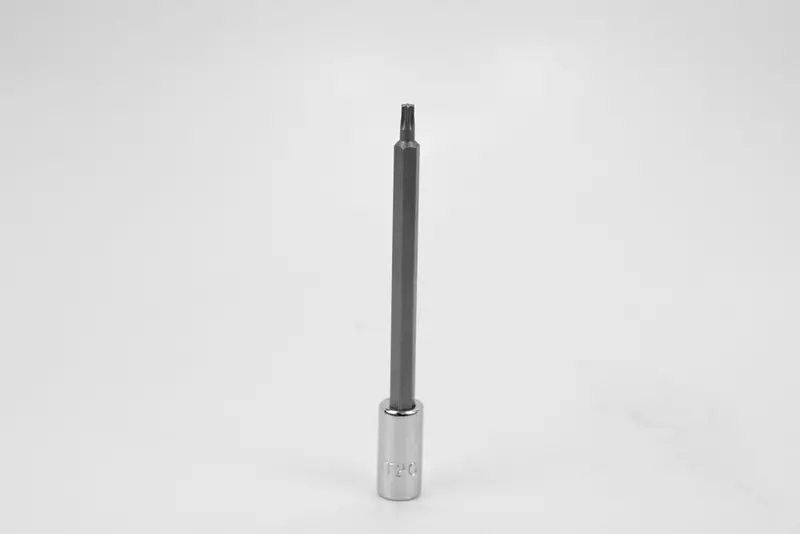 T20 Long Torx Bit Socket – 1/4″ Drive, Chrome Finish