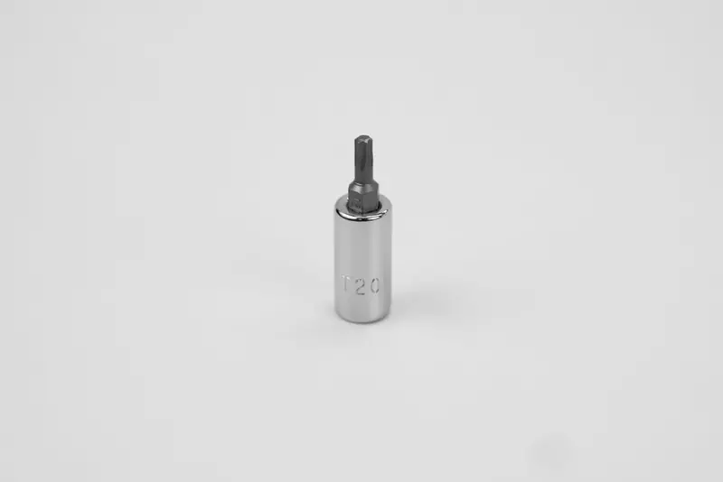 T20 Torx Bit Socket – 1/4″ Drive, Chrome Finish