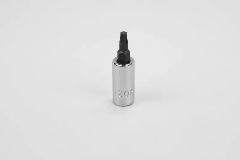 T20 Torx Plus Bit Socket – 1/4″ Drive, Chrome Finish