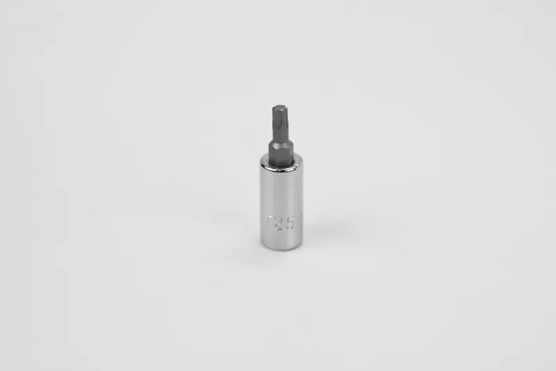 T25 Torx Bit Socket – 1/4″ Drive, Chrome Finish