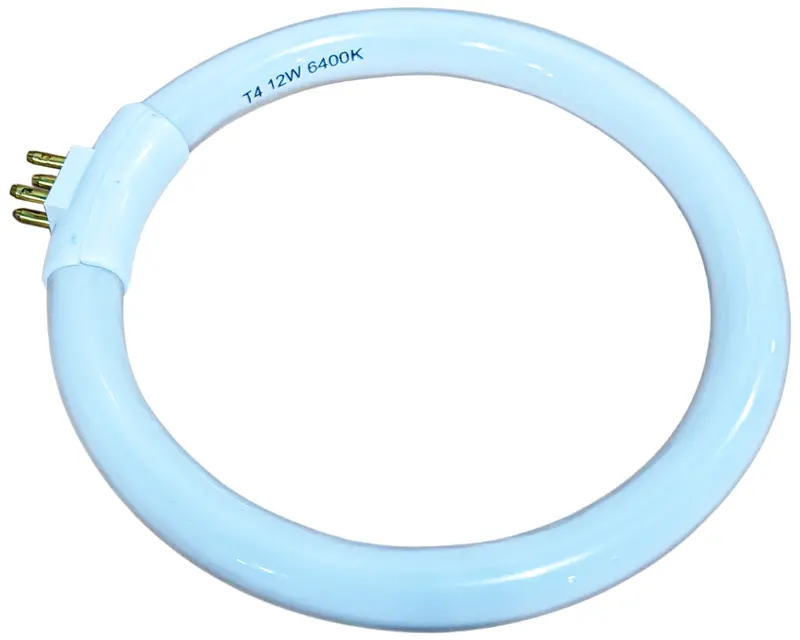 T4 Circular Fluorescent Lamp – 12W Daylight Output, 4.75″ OD, Long-Life Design