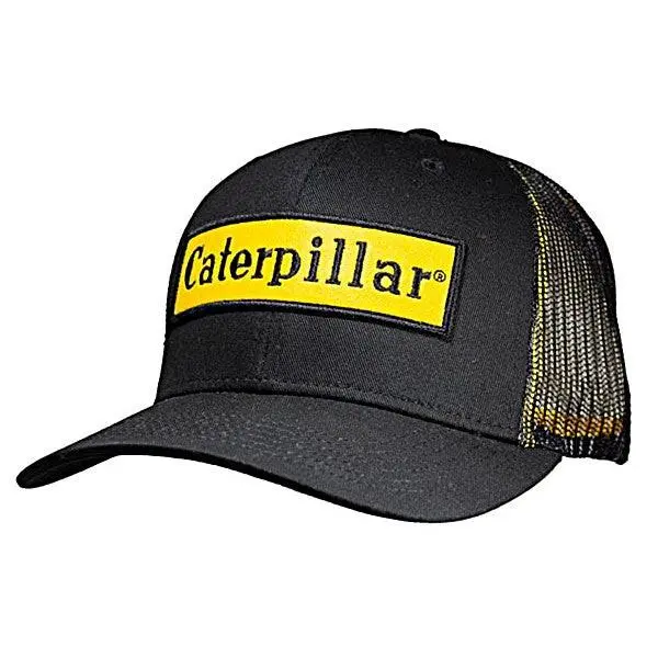 Timeless Minimalist Black Mesh Back Cap