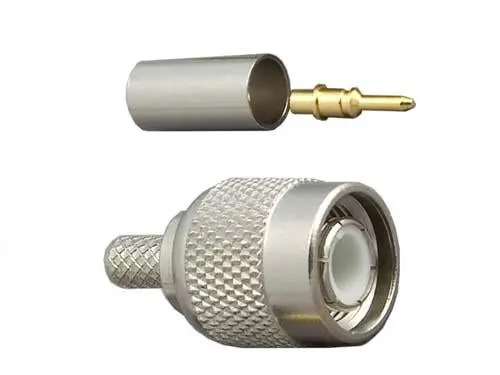 TNC Male Crimp Connector Kit — 3-Piece for RG-58U