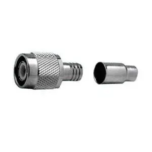 TNC Male Crimp Connector Set — 2-Piece for RG-58U
