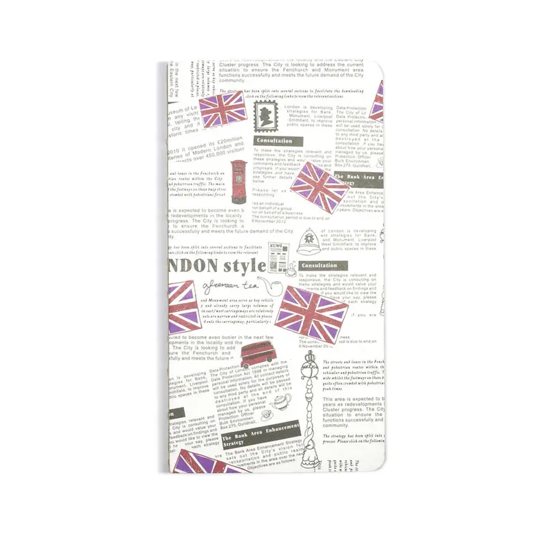 UK Flag–Designed London-Bound Journal – National Pride Hardcover Diary