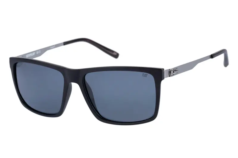 Ultra-Thin Matte Black Sunglasses – Sleek Design with Smoke Lenses